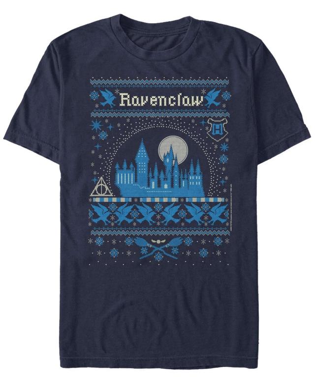 Fifth Sun Mens Ravenclaw Sweater Short Sleeve Crew T-shirt Product Image