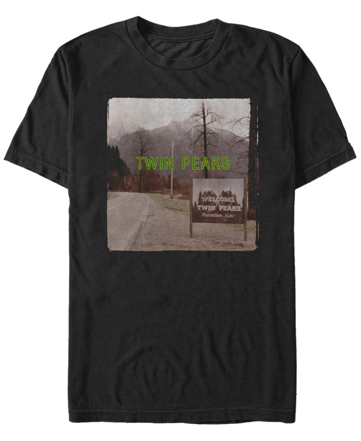 Mens Twin Peaks Sign Tee Black Product Image