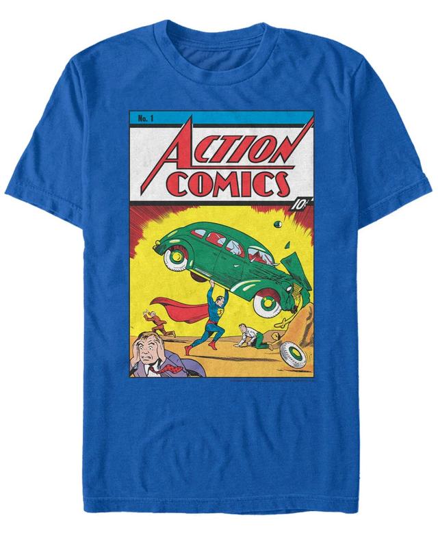 Mens DC Comics Superman No.1 Comic Cover Graphic Tee Product Image