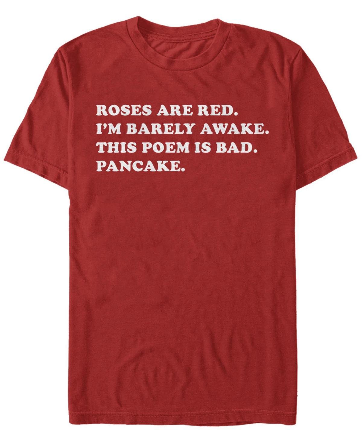 Mens Pancake Poem Valentine Tee Shirt Product Image