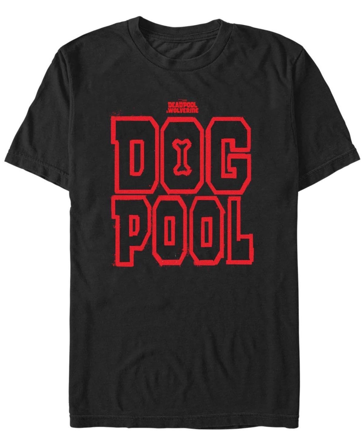 Fifth Sun Mens Dogpool Letters Short Sleeve T-Shirt Product Image