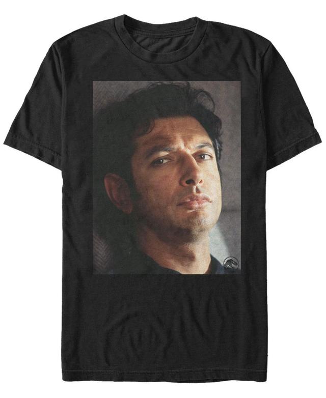 Fifth Sun Jurassic Park Mens Jeff Goldblum Stare Short Sleeve T-Shirt Product Image