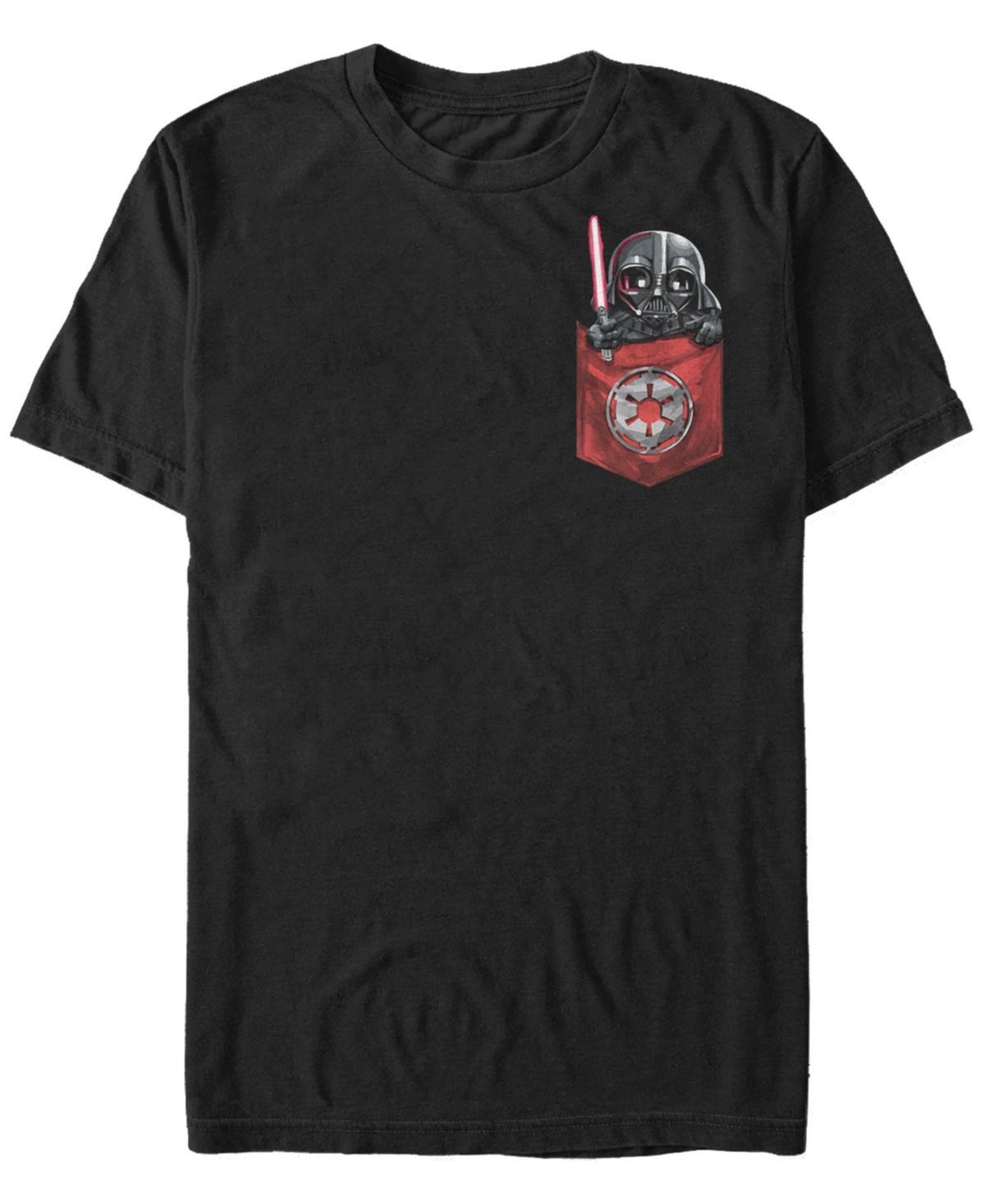 Mens Star Wars Darth Vader Empire Emblem Pocket Graphic Tee Product Image