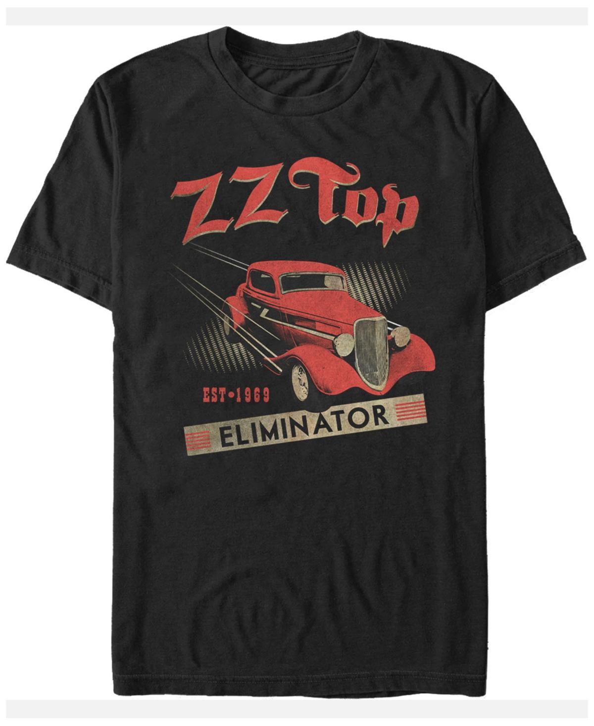 Mens ZZ Top Eliminator Hot Rod Vintage Portrait Tee Product Image