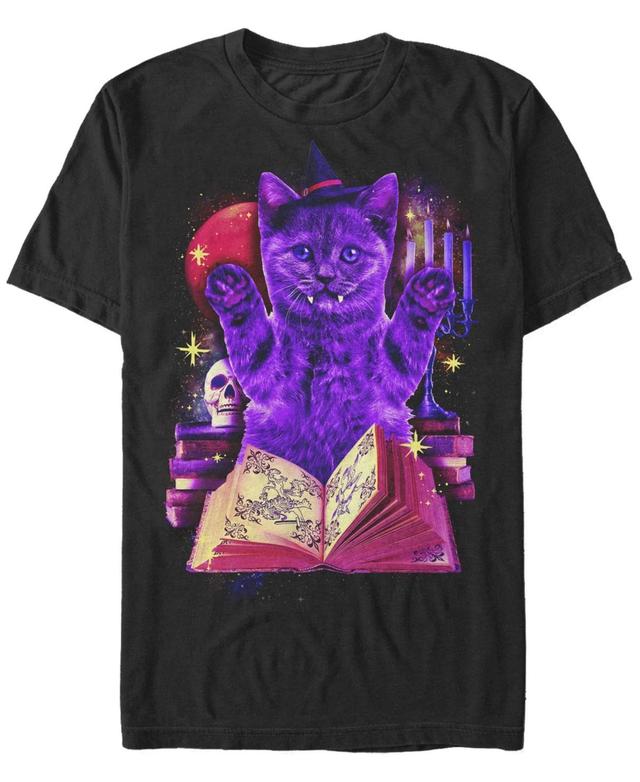 Fifth Sun Mens Evil Cat Short Sleeve Crew T-shirt Product Image