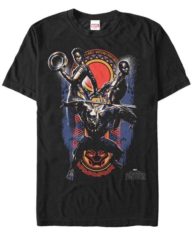 Mens Black Panther Big Three Tee Product Image