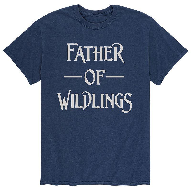 Mens Father Of Wildlings Tee Blue Product Image