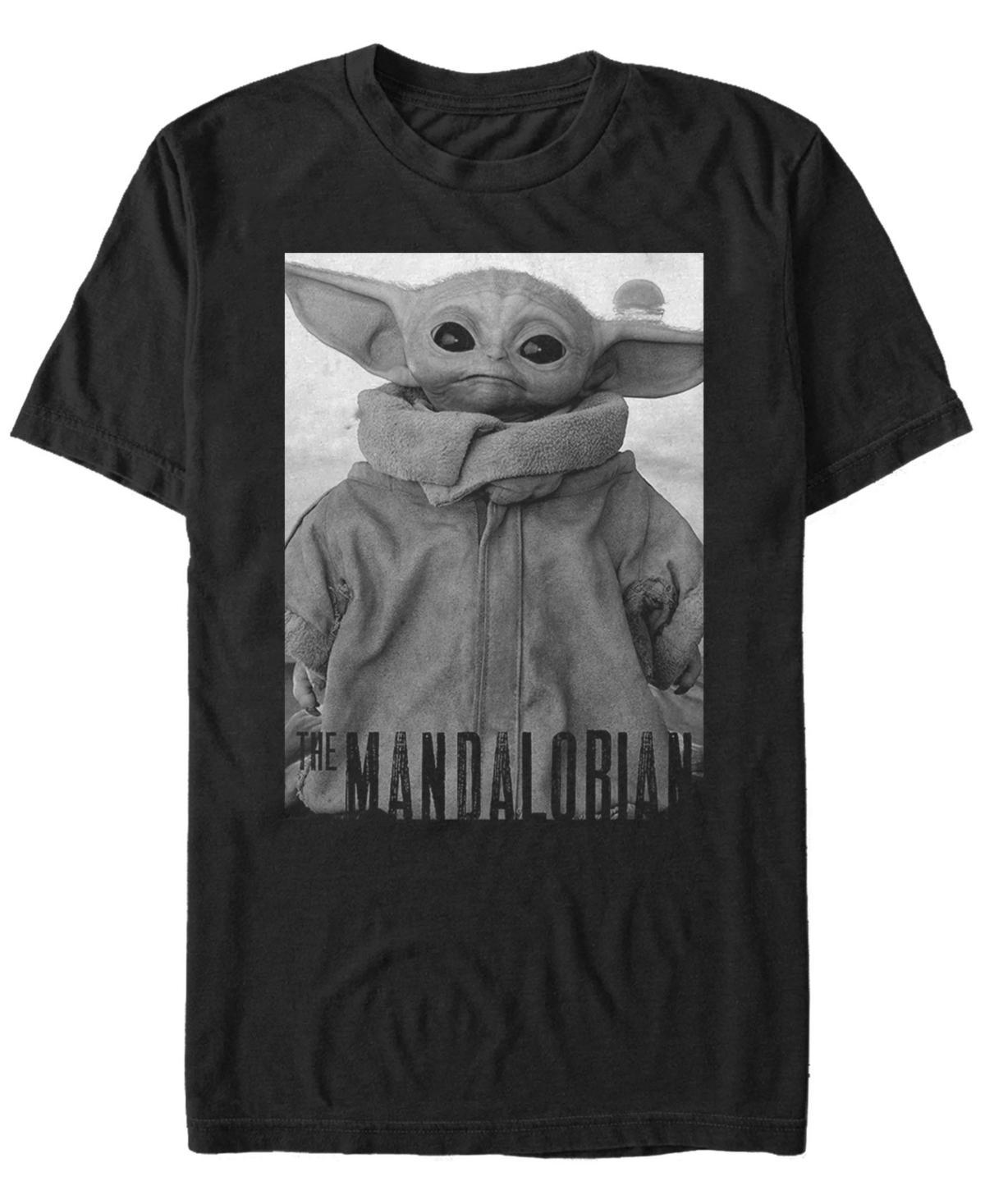 Big & Tall Star Wars The Mandalorian The Child & White Portrait Tee, Mens Product Image