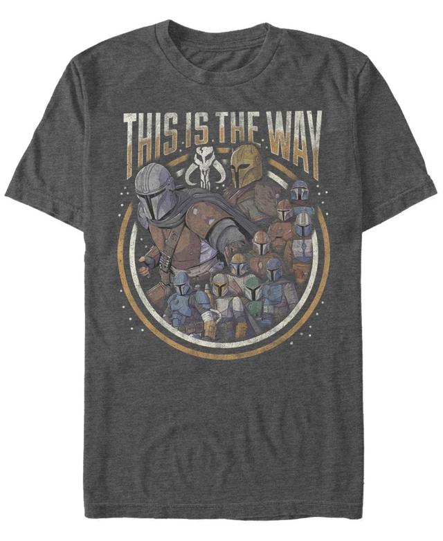 Fifth Sun Mens Star Wars Mandalorian The Way Group Short Sleeve T-shirt Product Image