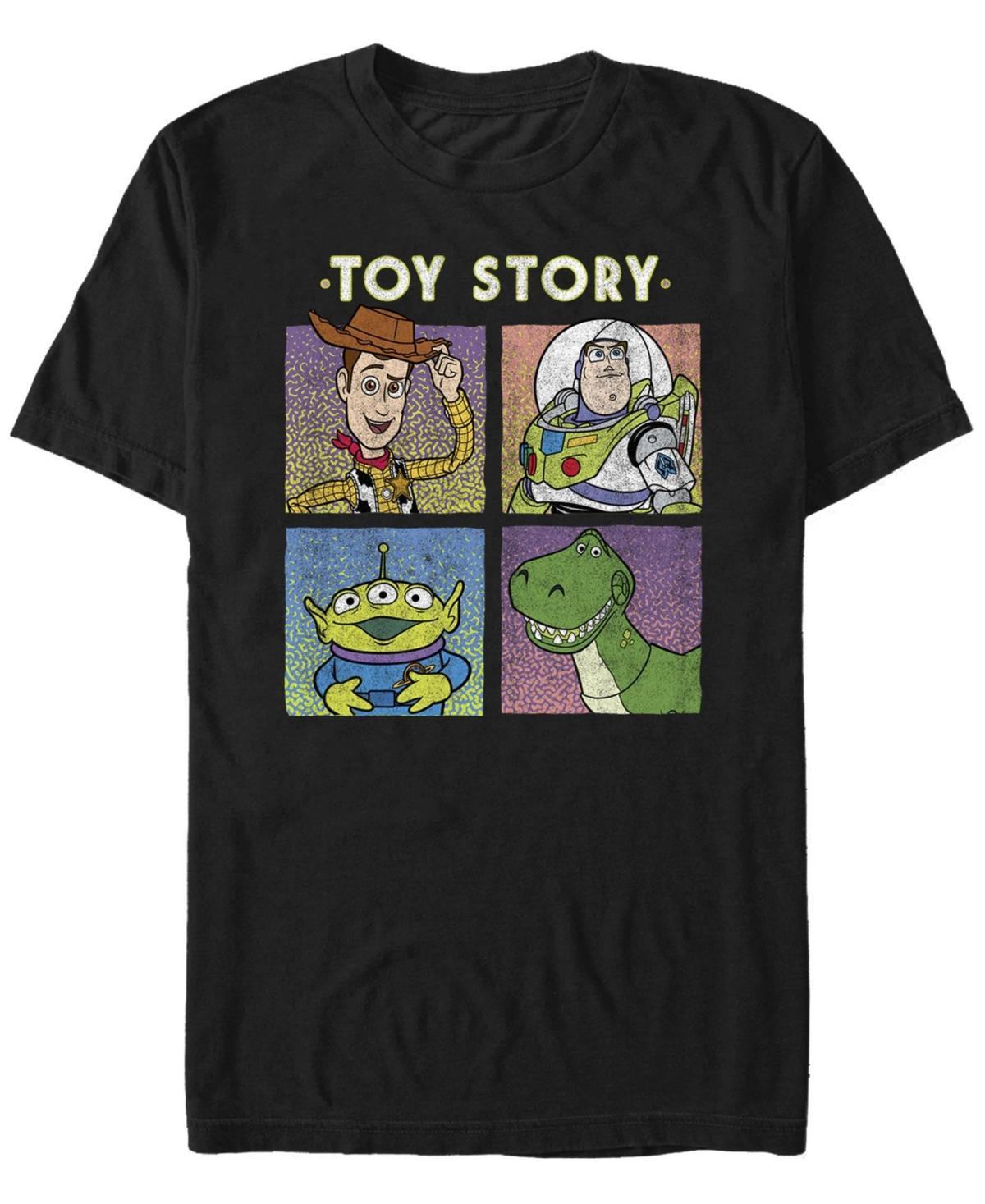 Disney / Pixars Toy Story Mens Square Retro Portraits Tee Product Image