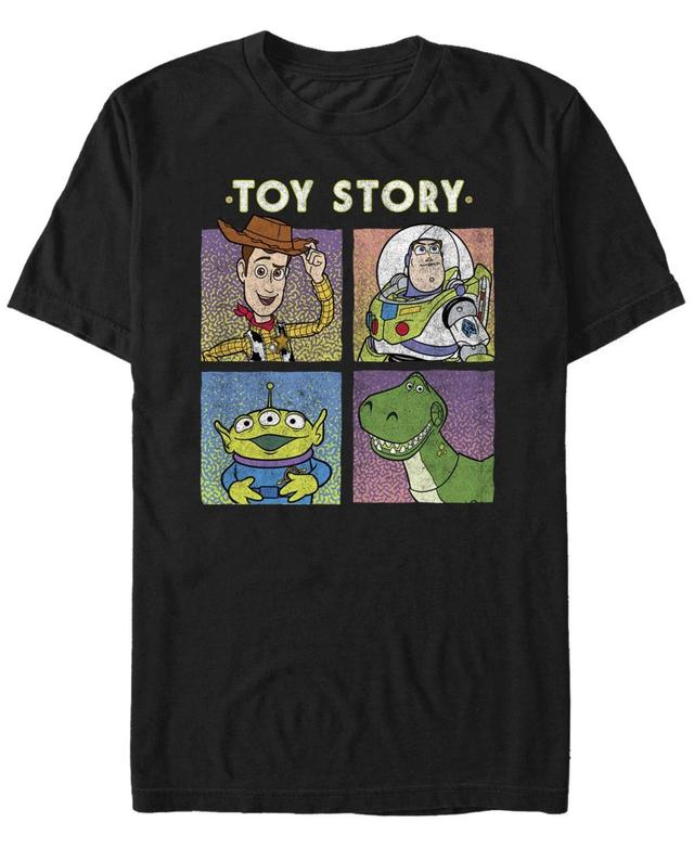 Disney / Pixars Toy Story Mens Square Retro Portraits Tee Product Image