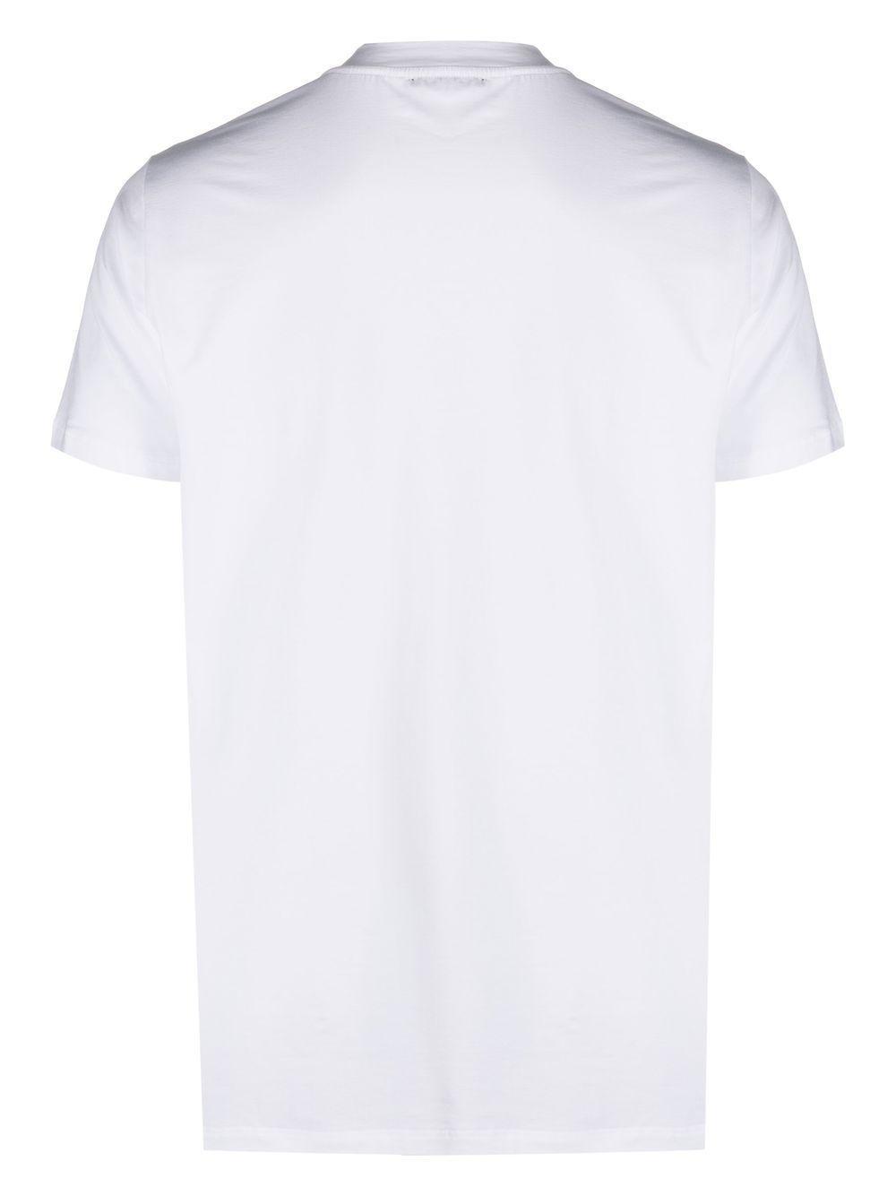 TOM FORD V-neck Short-sleeved T-shirt In White Product Image