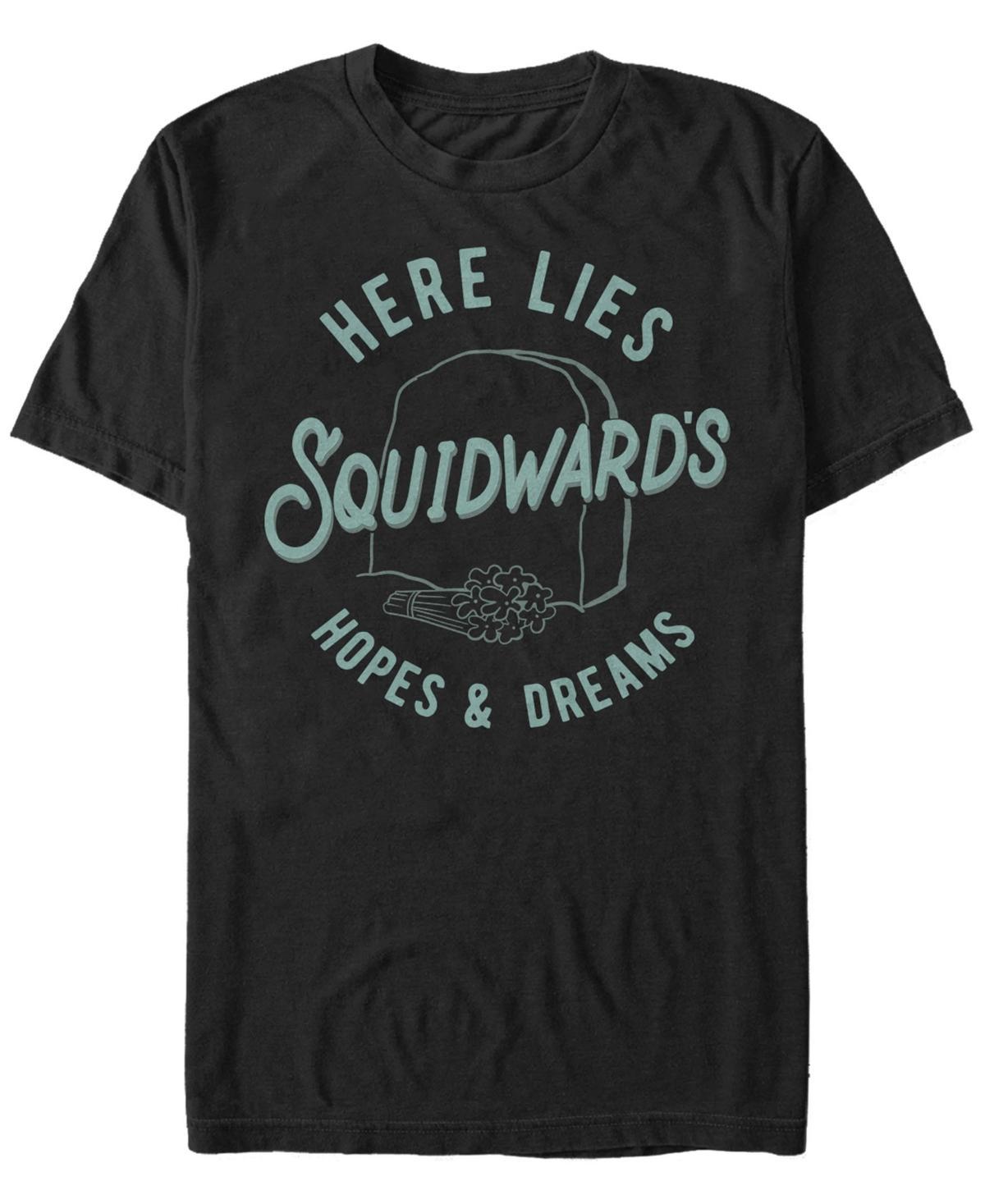 Fifth Sun Mens Eulogy for Squidward Short Sleeve Crew T-shirt Product Image