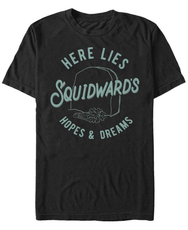 Fifth Sun Mens Eulogy for Squidward Short Sleeve Crew T-shirt Product Image