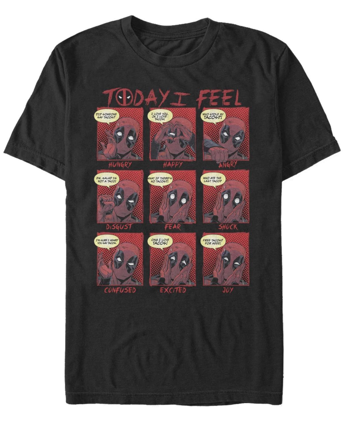 Fifth Sun Mens Deadpool Feels Short Sleeve Crew T-shirt Product Image