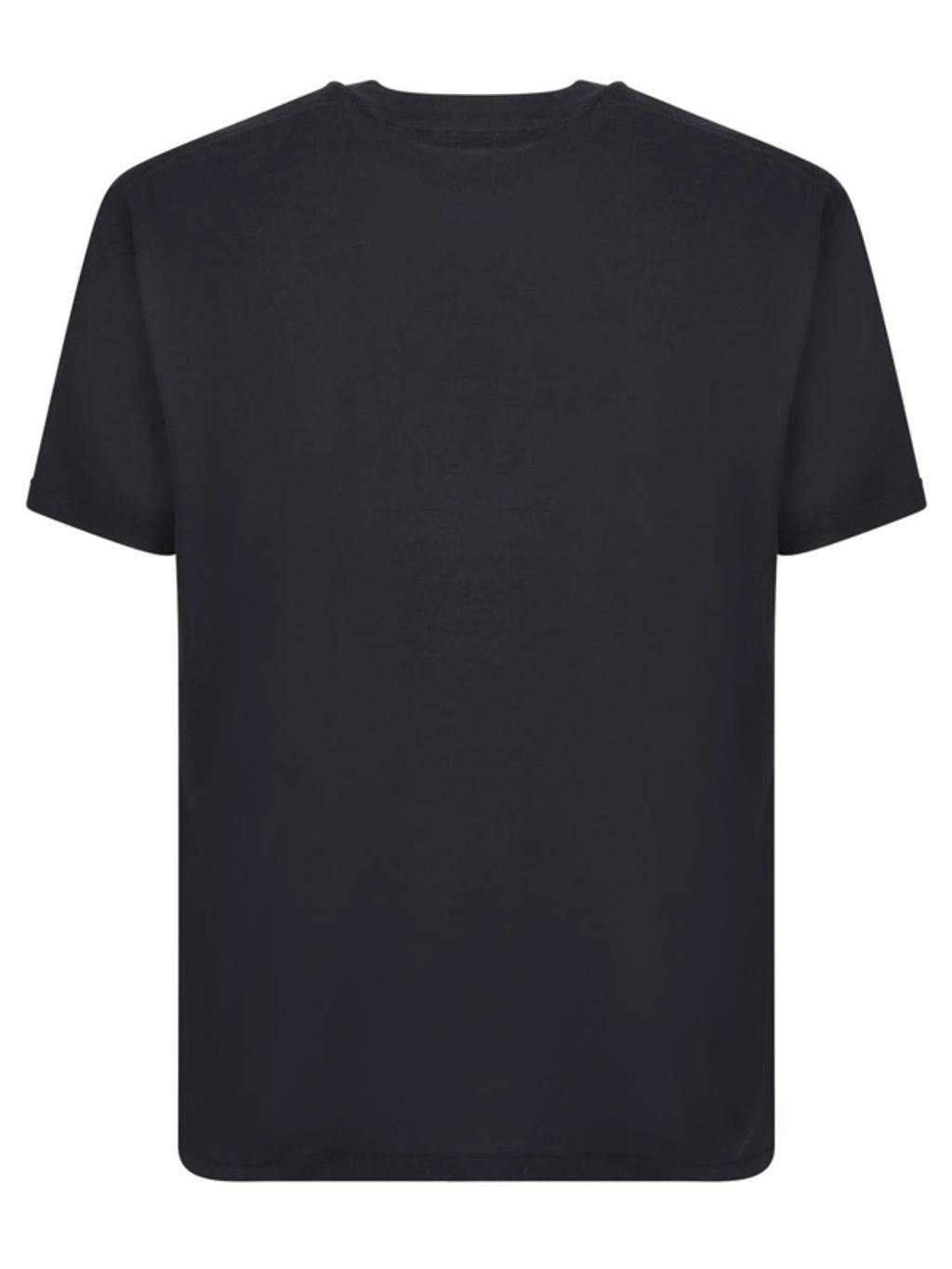 Black Round Neck T-shirt Product Image