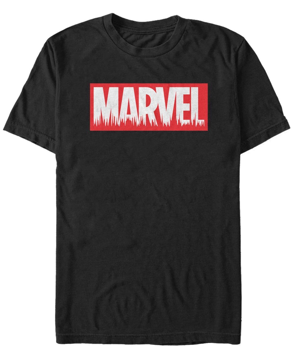 Mens Marvel Torn Red Brick Logo Graphic Tee Product Image