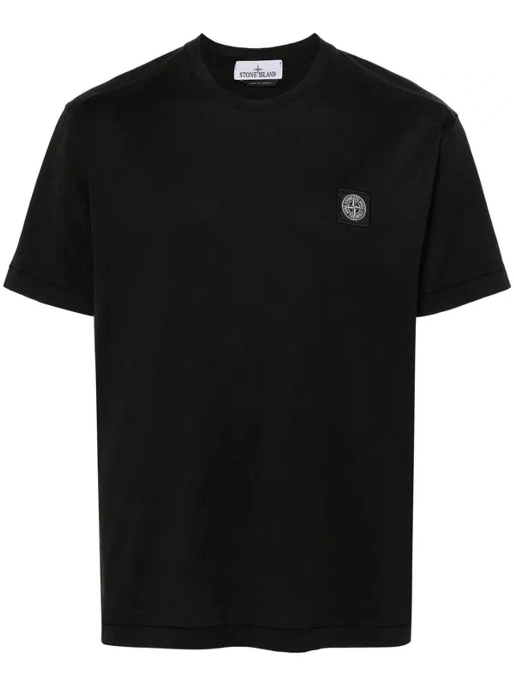 STONE ISLAND T-shirt In Black Product Image