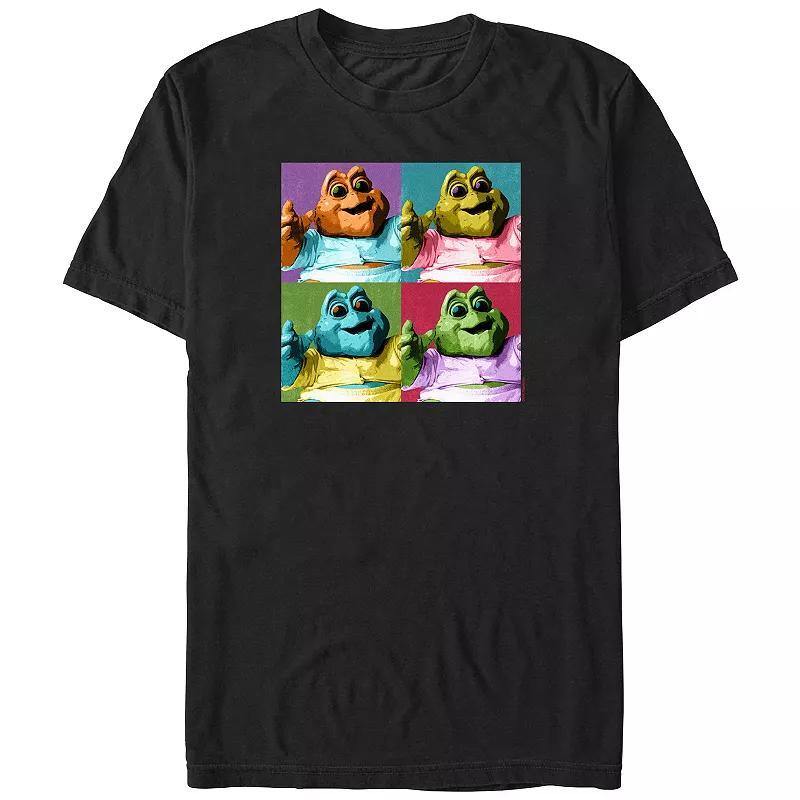 Mens Dinosaurs Baby Sinclair Pop Colors Portrait Graphic Tee Product Image