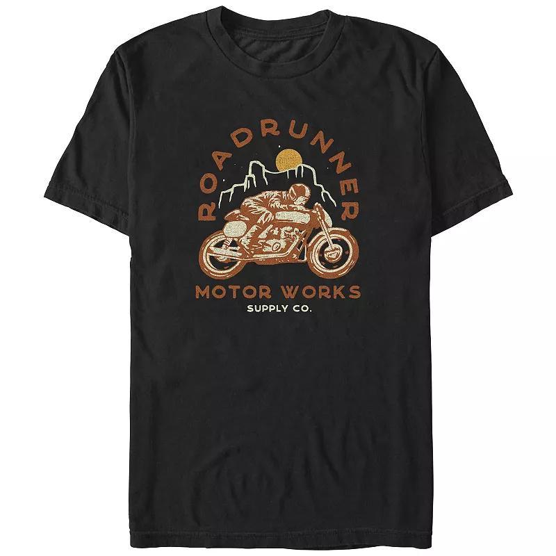 Big & Tall Roadrunner Motor Works Graphic Tee, Mens Grey Heather Product Image