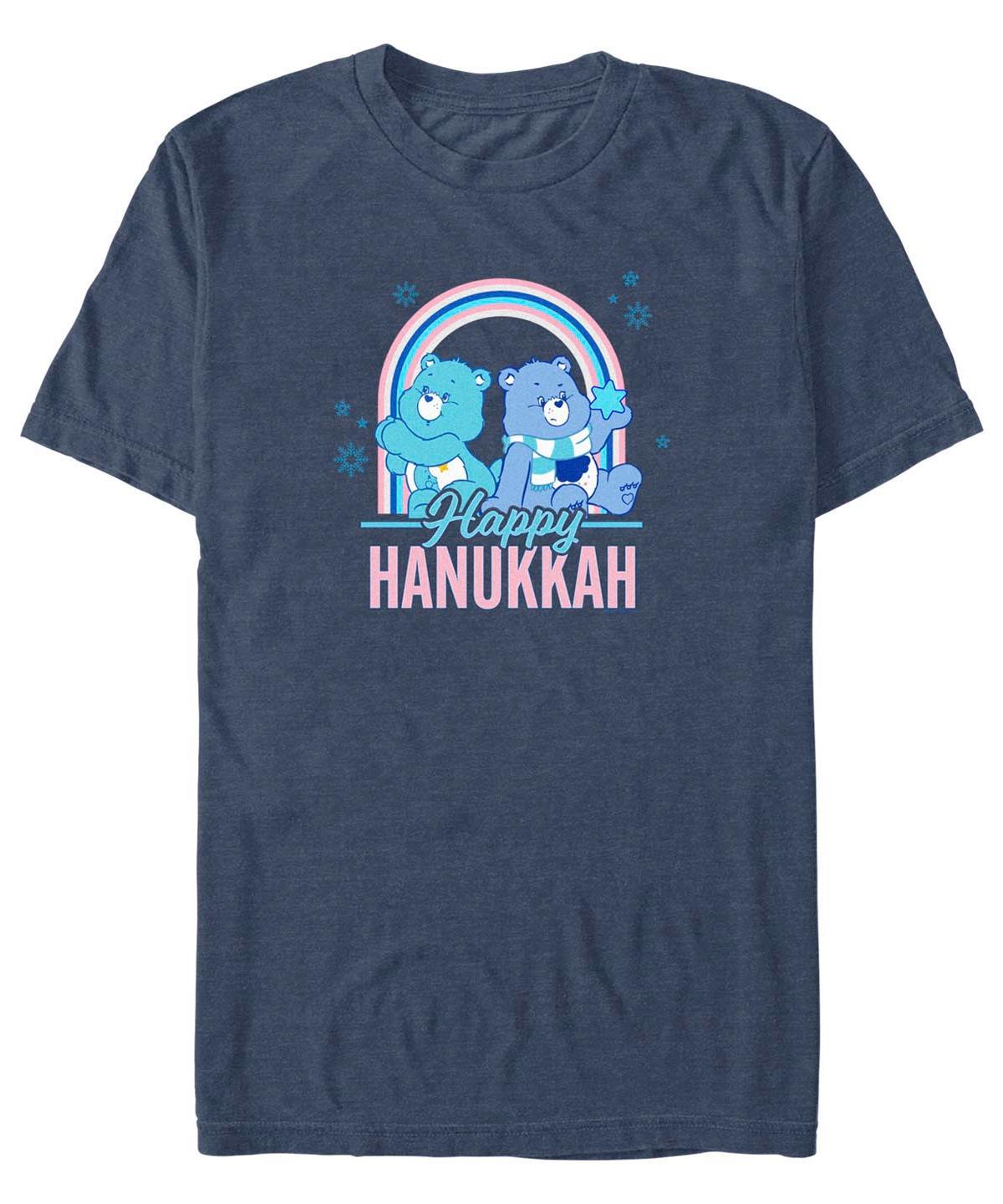 Fifth Sun Mens Care Bears Hanukkah Bears Short Sleeves T-shirt Product Image