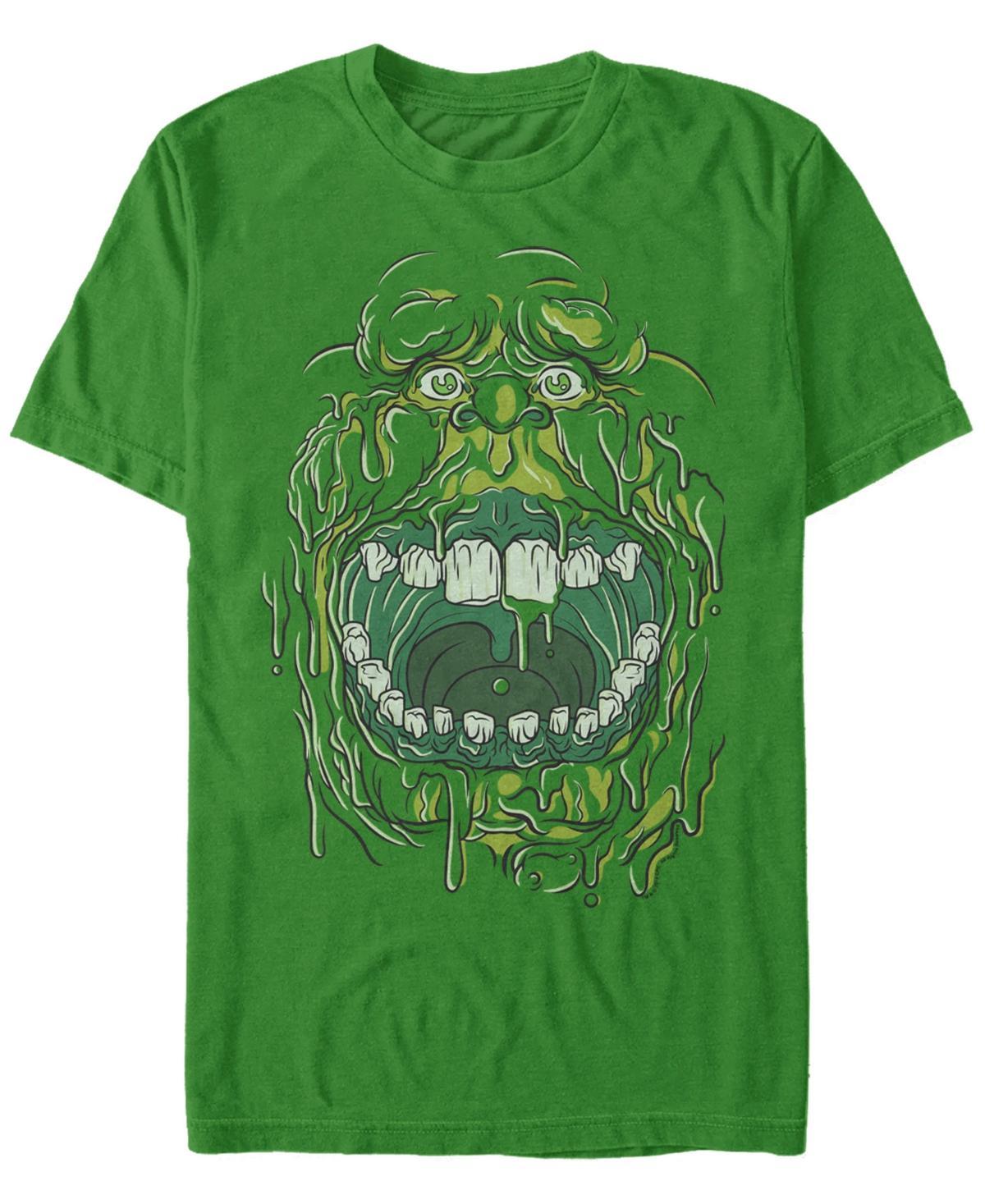 Ghostbusters Mens Slimer Big Face Halloween Costume Short Sleeve T-Shirt Product Image