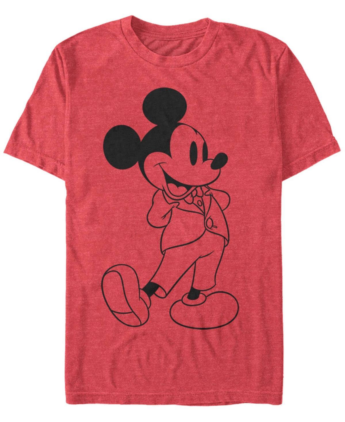 Disneys Mickey Mouse Distressed Portrait Logo Mens Tee, Boys Product Image