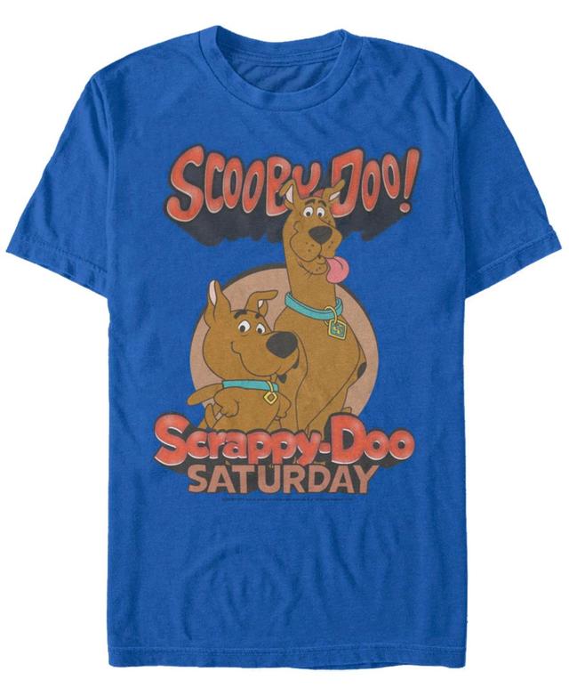 Mens Scooby Doo Saturday Doos Short Sleeve T-shirt Product Image