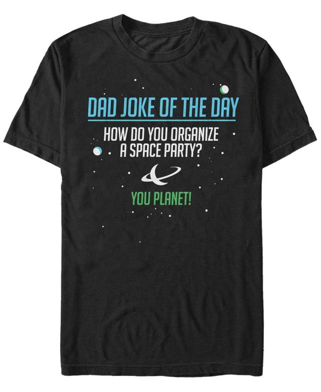 Fifth Sun Mens Dad Space Joke Short Sleeve Crew T-shirt Product Image