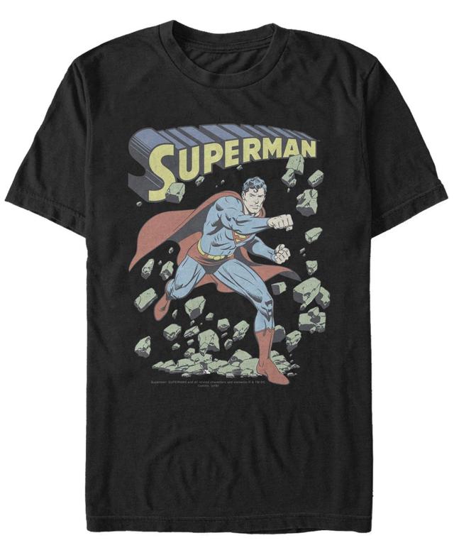 Fifth Sun Dc Mens Superman Super Smash Short Sleeve T-Shirt Product Image