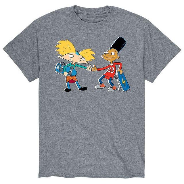 Big & Tall Hey Arnold! Gerald And Arnolds Secret Handshake Graphic Tee, Mens Product Image