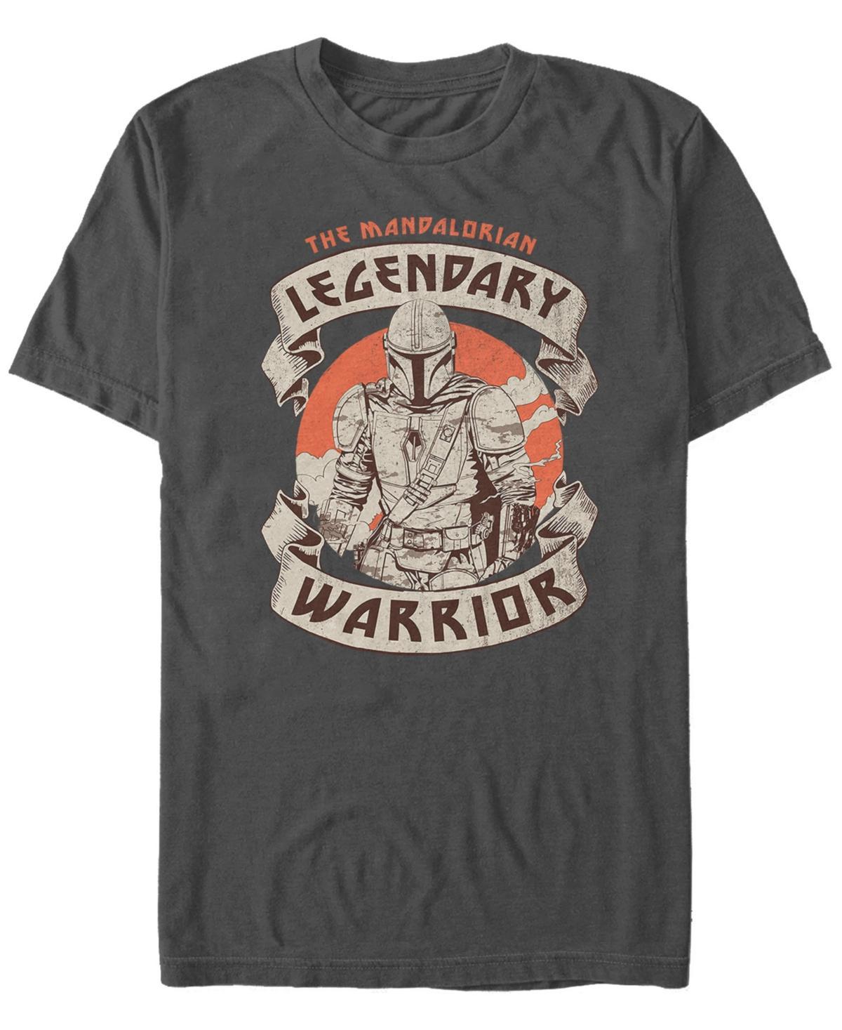 Fifth Sun Star Wars The Mandalorian the Legendary Warrior Short Sleeve Mens T-shirt Product Image