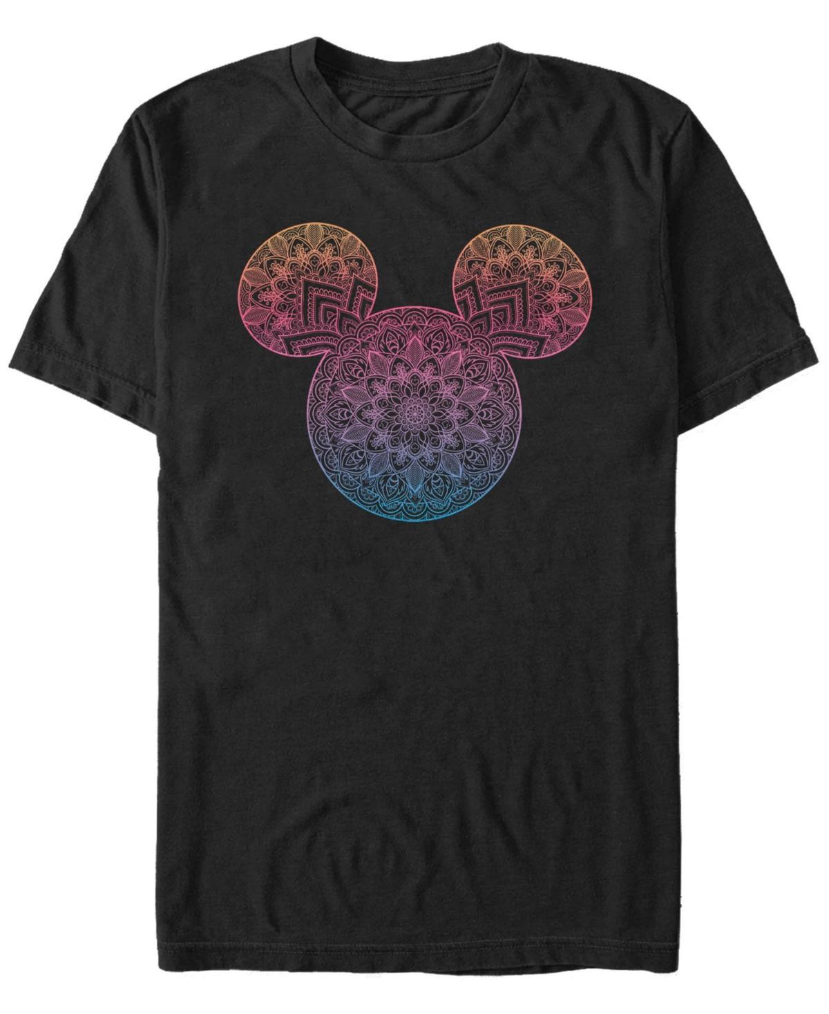 Fifth Sun Mens Mickey Mandala Fill Short Sleeve T-Shirt Product Image