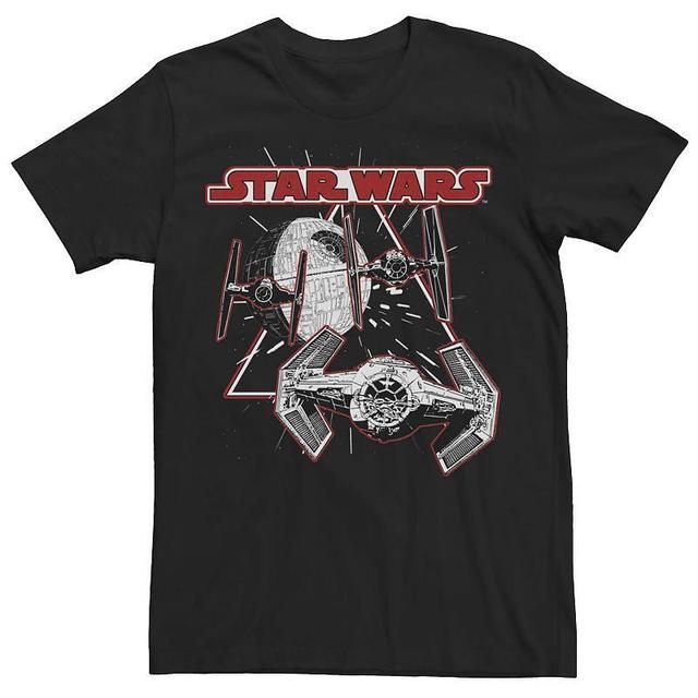 Mens Star Wars Darth Vader TIE Fighter Entourage Tee Product Image