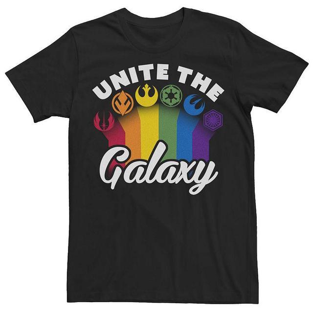 Mens Star Wars Stronger Together Rainbow Tee Product Image