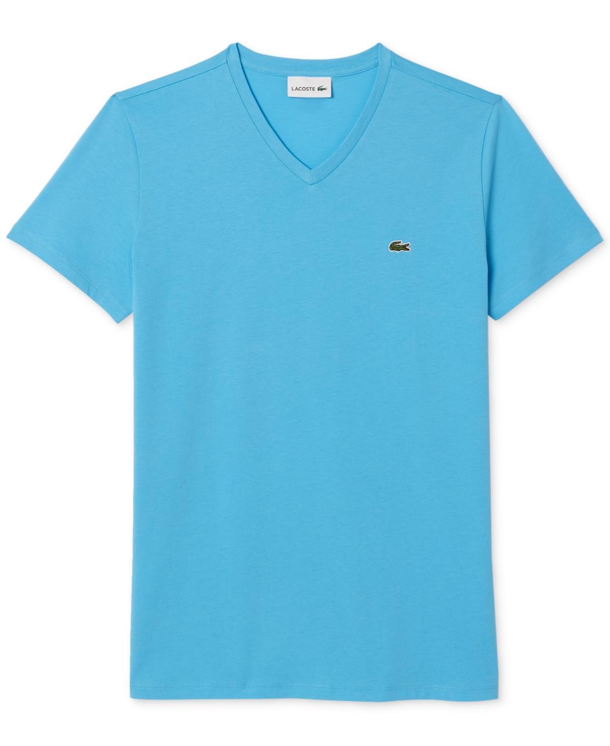 Mens V-Neck Pima Cotton Tee Shirt Product Image