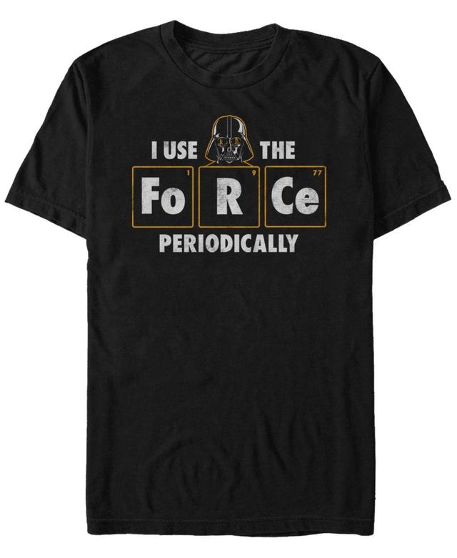 Mens Star Wars Darth Vader Force Periodic Table Style Tee Product Image