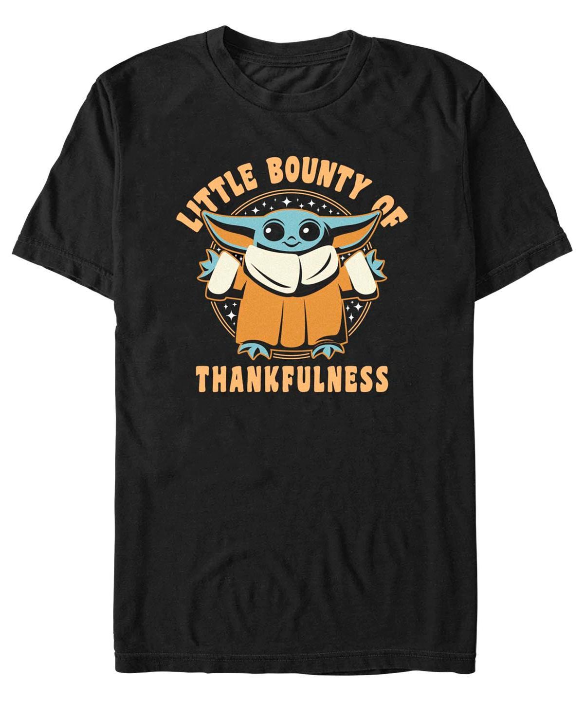 Fifth Sun Mens Star Wars Mandalorian Thankfulness Bounty Short Sleeves T-shirt Product Image