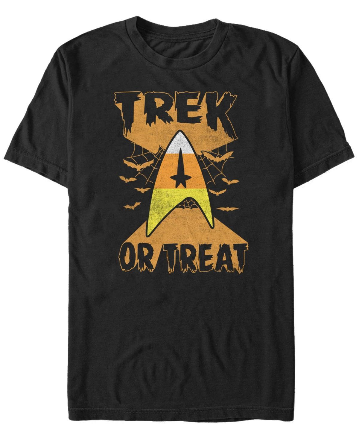 Mens StarTrek Trek Or Treat Candy Corn Starfleet Logo Tee Product Image