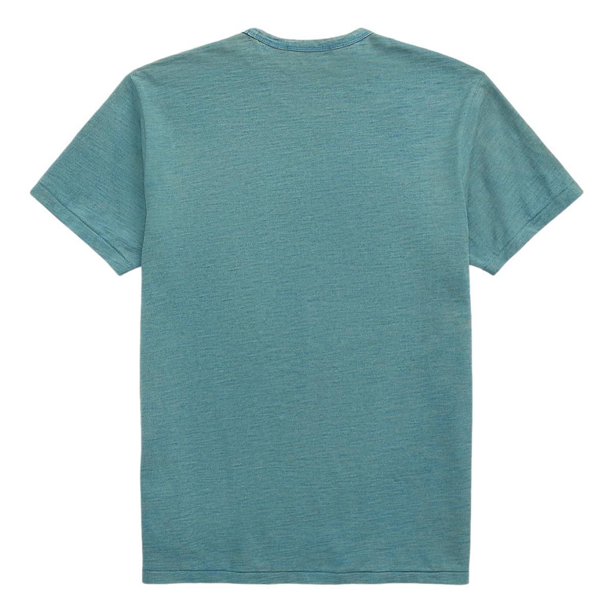 Indigo Jersey Pocket T-Shirt Washed Blue Indigo Product Image