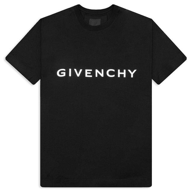 Reflective Slim Fit T-Shirt - Black Male Product Image