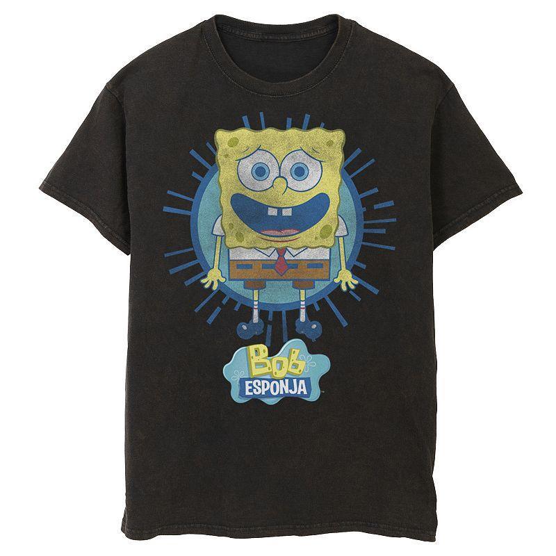 Mens Nickelodeon SpongeBob SquarePants Rays Spanish Tee Product Image