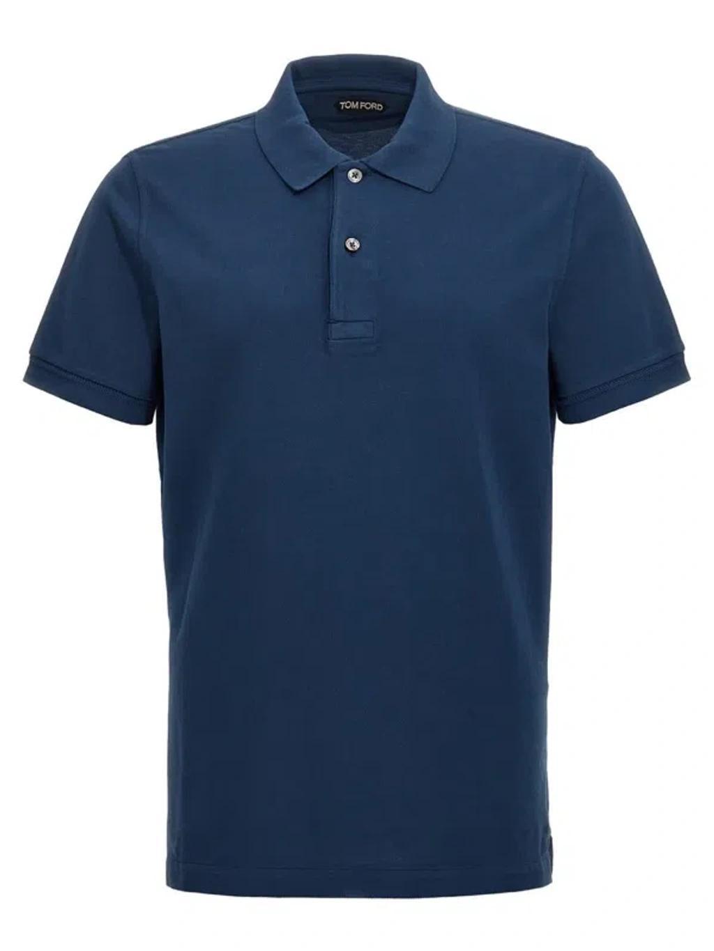 Tennis Polo Shirt In Blue Product Image