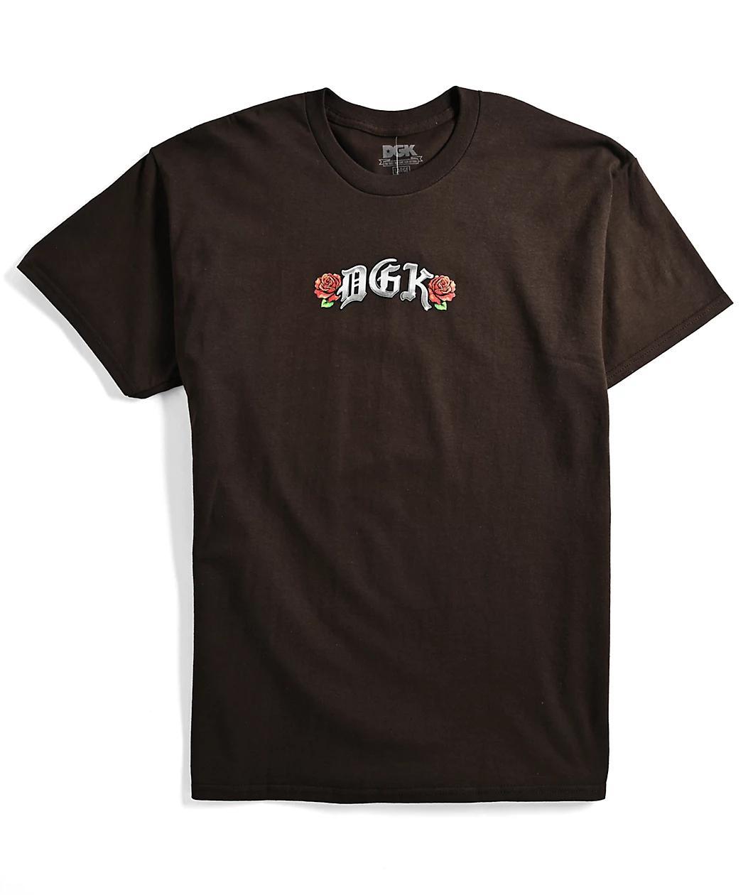 DGK Mamacita Dark Chocolate T-Shirt Product Image