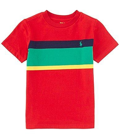 Polo Ralph Lauren Little Boys 2T-7 Short Sleeve Striped Jersey T Product Image