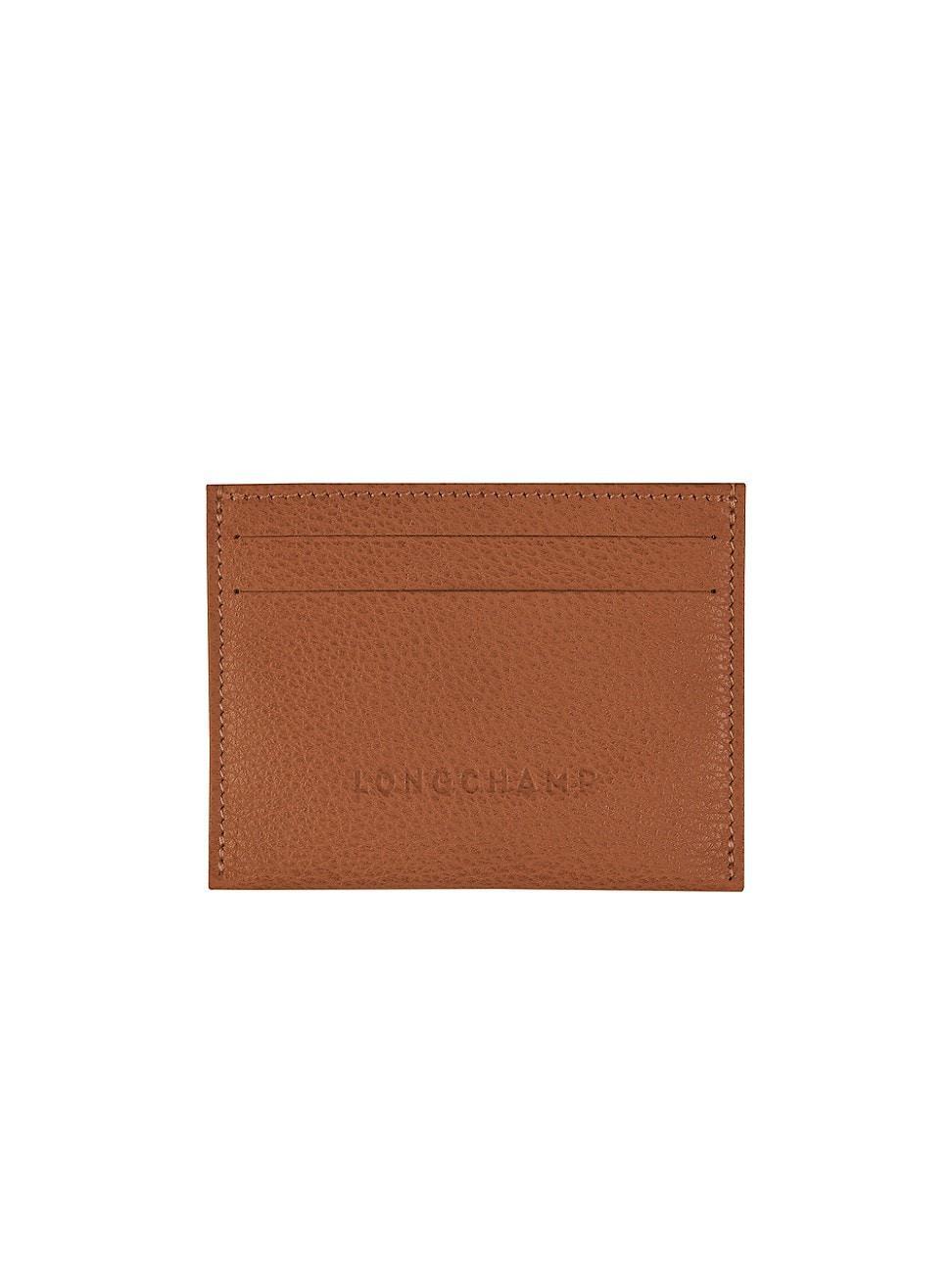 Longchamp Le Foulonn Leather Card Case Product Image