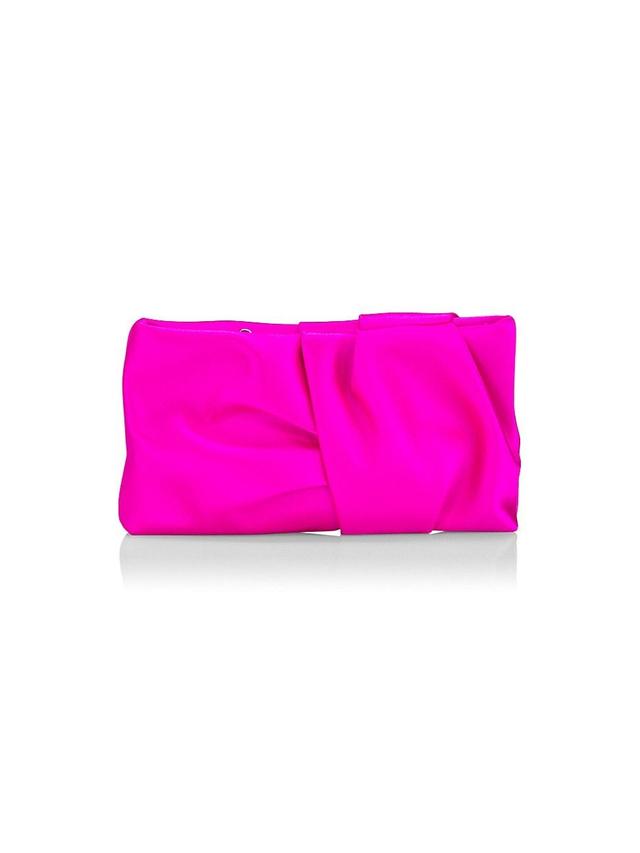 Womens Bonny Satin Clutch-On-Chain Product Image