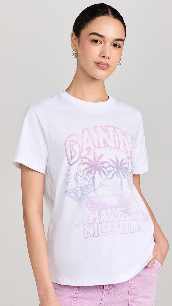 GANNI Basic Jersey Cocktail Relaxed Tee | Shopbop Product Image