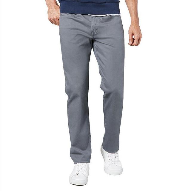 Mens Dockers Straight-Fit Jean Cut Khaki All Seasons Tech Pants Grey Product Image