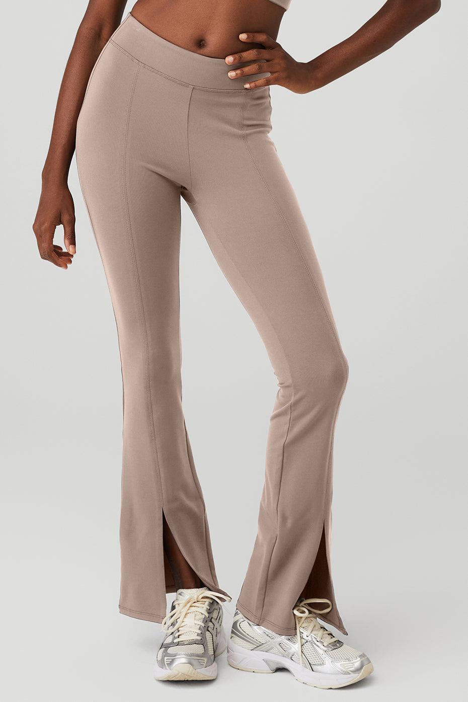 Airbrush High-Waist 7/8 Flutter Legging - Taupe Female Product Image